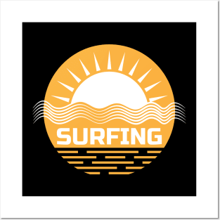 Surfing Posters and Art